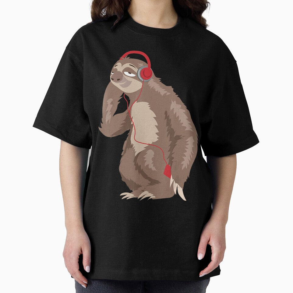 Cool Sloth Music Headphones Funny Earphones by MagicJohnson22