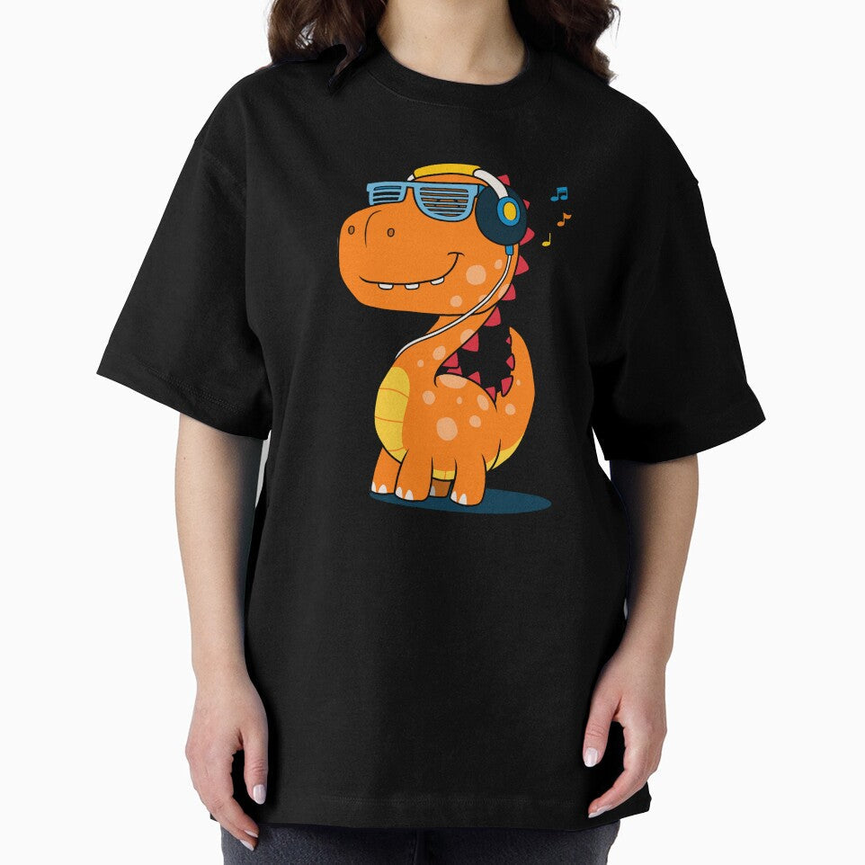 Cool Dinosaur listening to Music by kalud-zoldyck