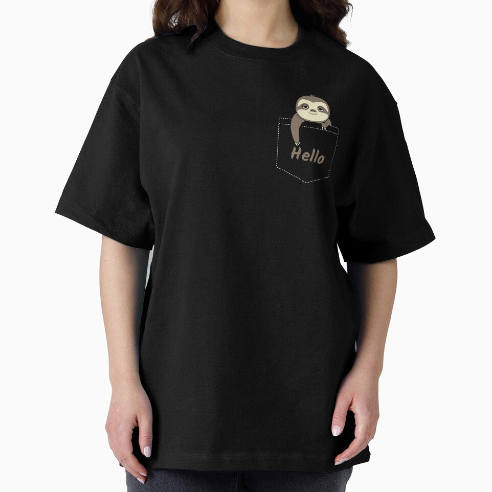 Hello Cute Baby Sloth In Your Pocket by CLPDesignLab