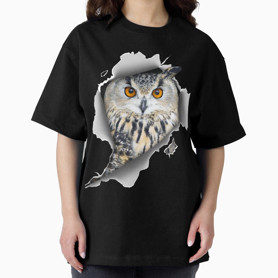 Owl side torn hole by WaveOcean123