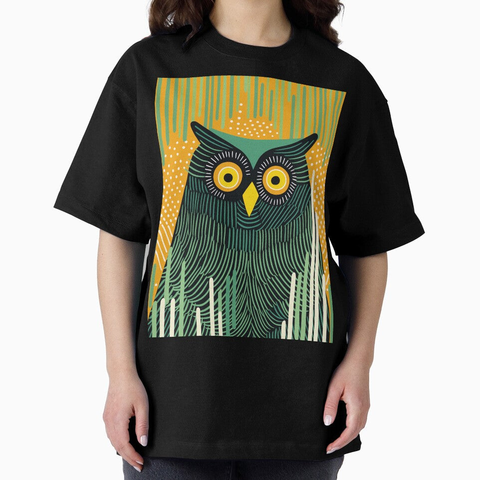 Emerald Chic Owl by EnchantArtCo