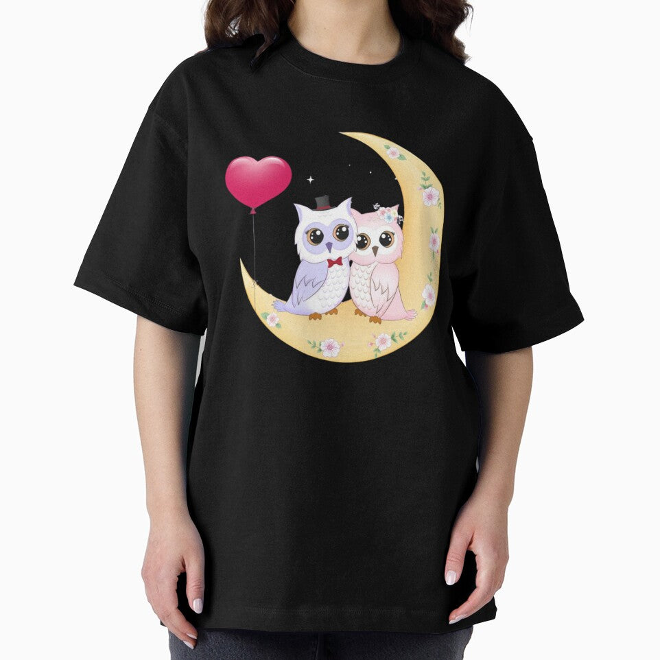 couple cute owl classic tshirt by anandsiva2703