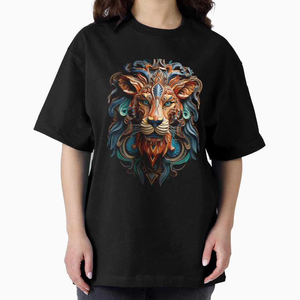 AI Style Lion Themed Art Design by mondmakes