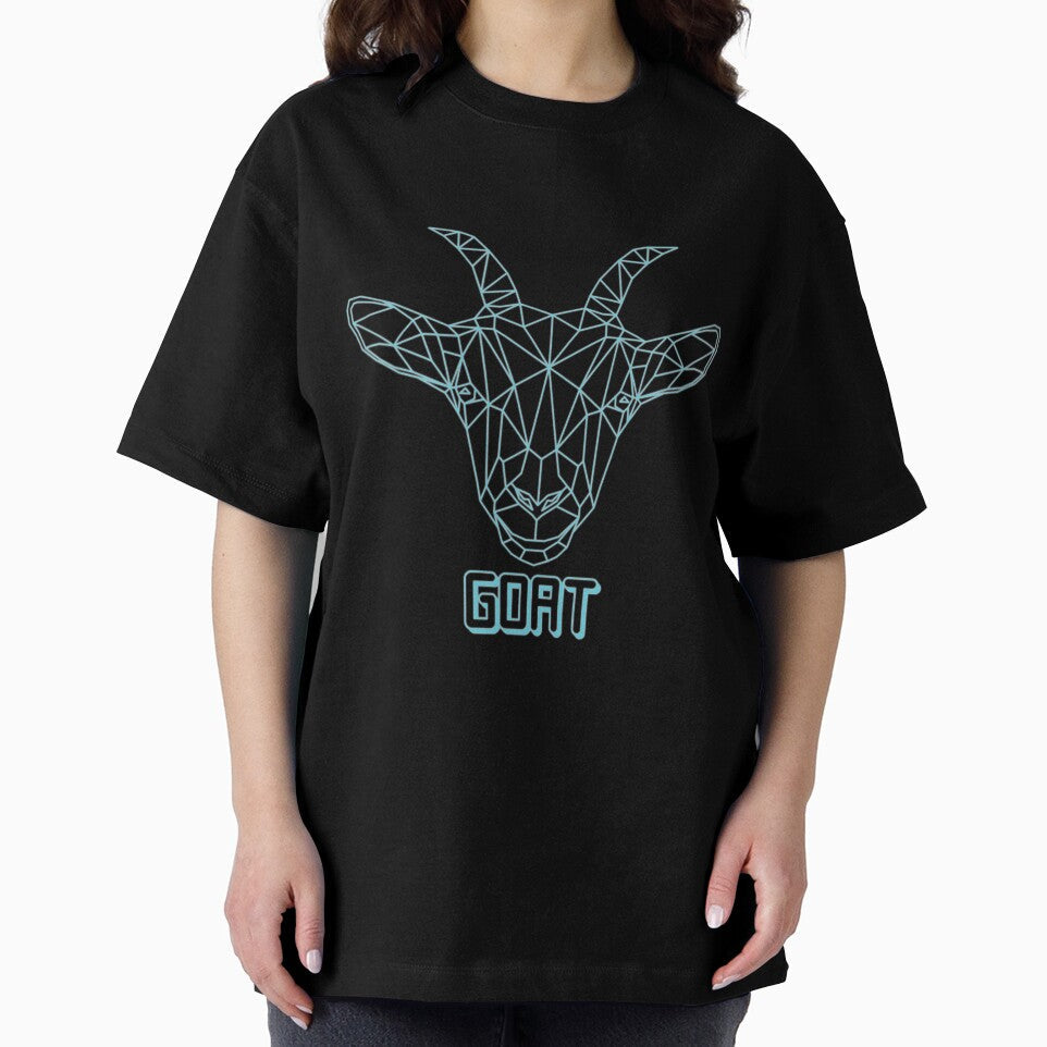 geometric goat by capotees