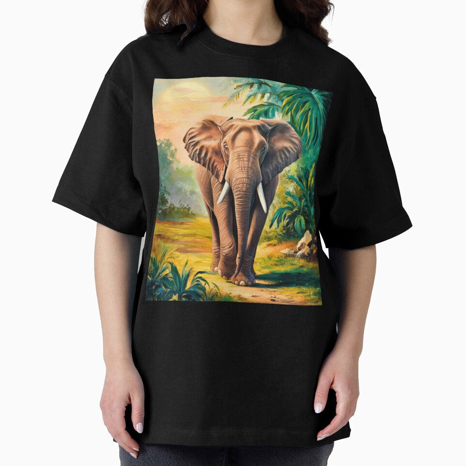 Elephant Portrait. Elephant painting, vibrant elephant, vintage elephant, Camille Pissarro style by ElephantVibes