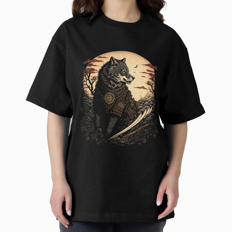 Timber wolf - Retro Japanese by Odd World