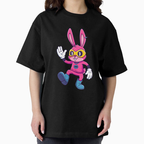 A FUNNY SUPER HERO RABBIT by infinitearte