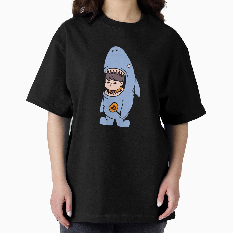 Cute Kid In A Shark Costume by PotluckPrints