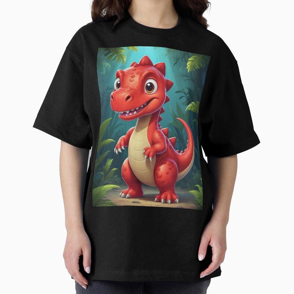cute red dinosaur by KIDS-PRINTS