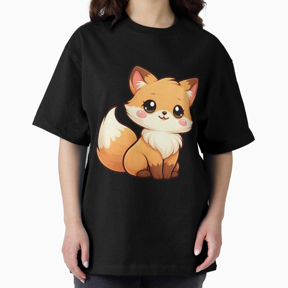 ? Cute Kawaii Fox Illustration PNG | Adorable Cartoon Fox Design for Stickers & Prints by CozyPops