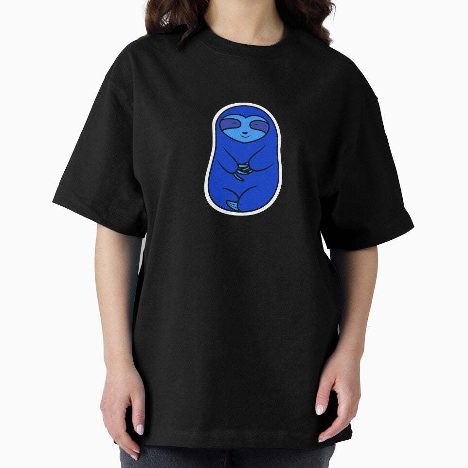 Happy Cozy Blue Sloth Bear by SubtleSplit