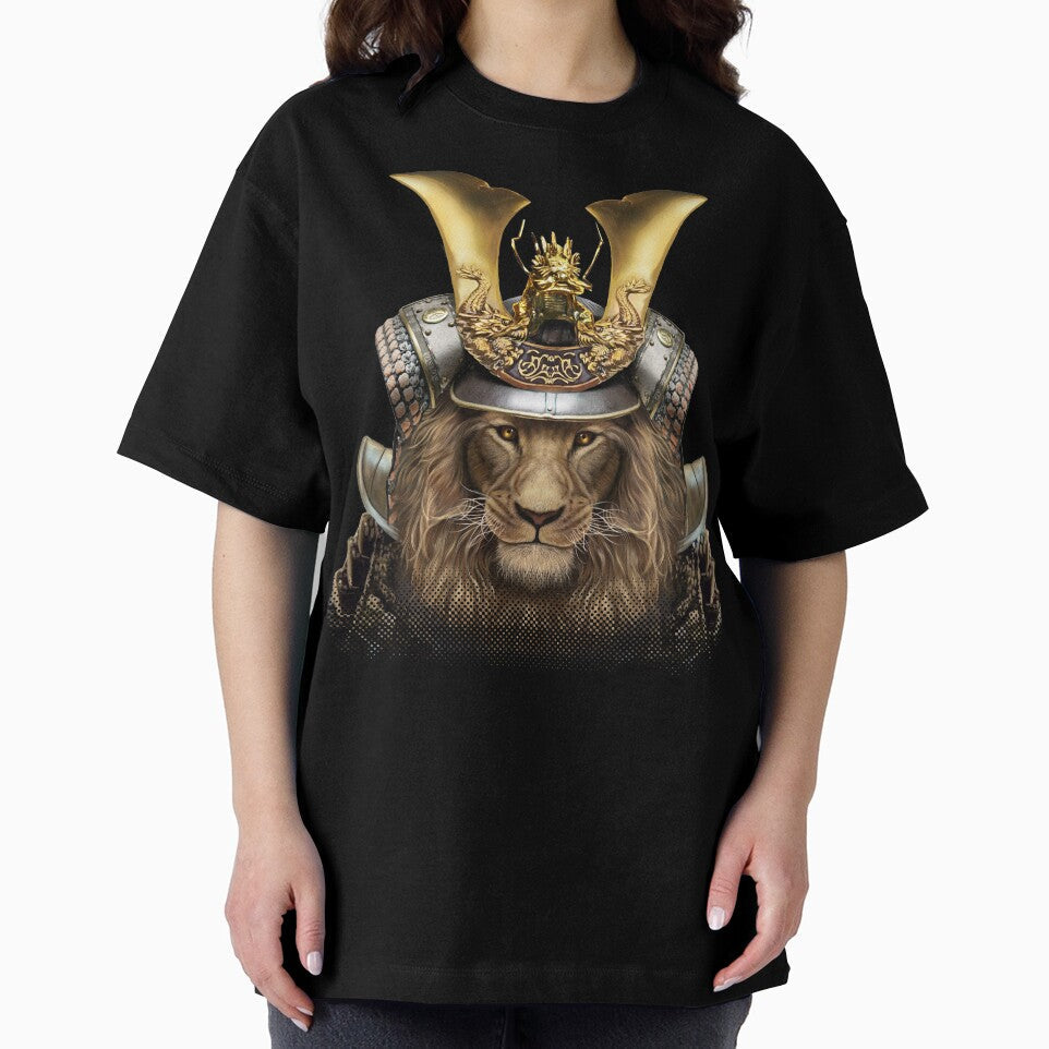 Alpha Lion in Japanese Samurai Armor by Fox-Republic