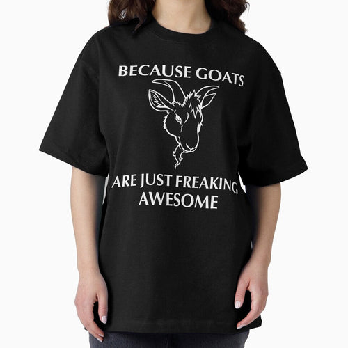 Because Goats Are Just Freaking Awesome Cute Goat Art Print Goat Charm Goat Lover Gift by TeesByDesign