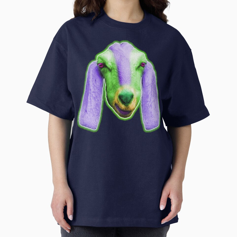 Billy Goat with Purple Ears by pcisbs