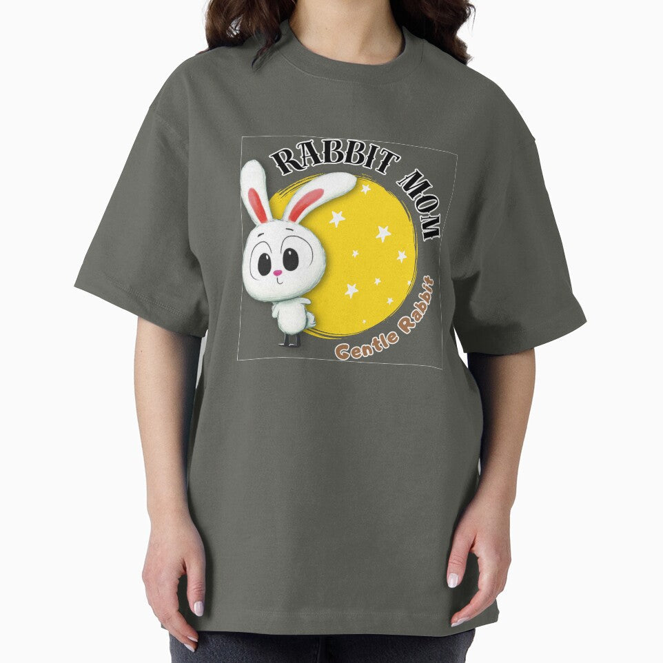 Rabbit Mom Chinese Zodiac –Gentle Rabbit Mom Illustration by OriginalMindArt