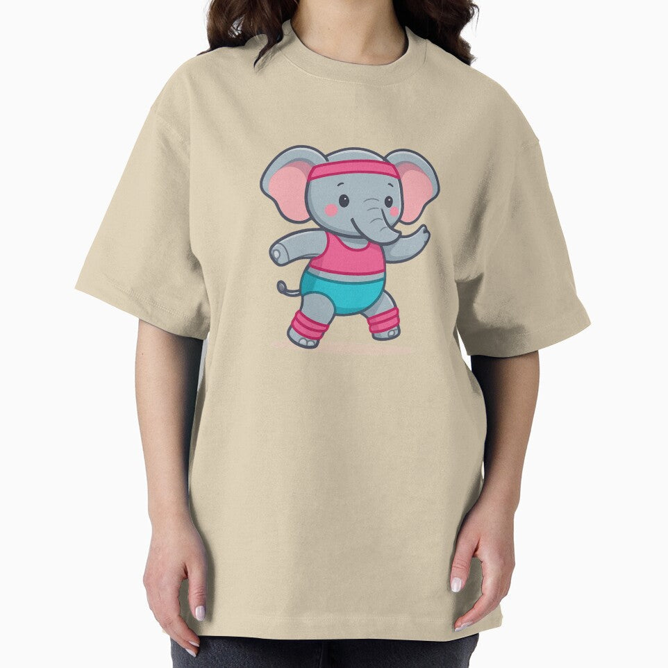 Workout Elephant by Animal Aura Studio