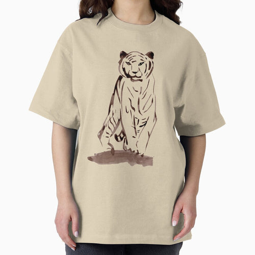 Approaching Tiger - Brown by Niina  Niskanen