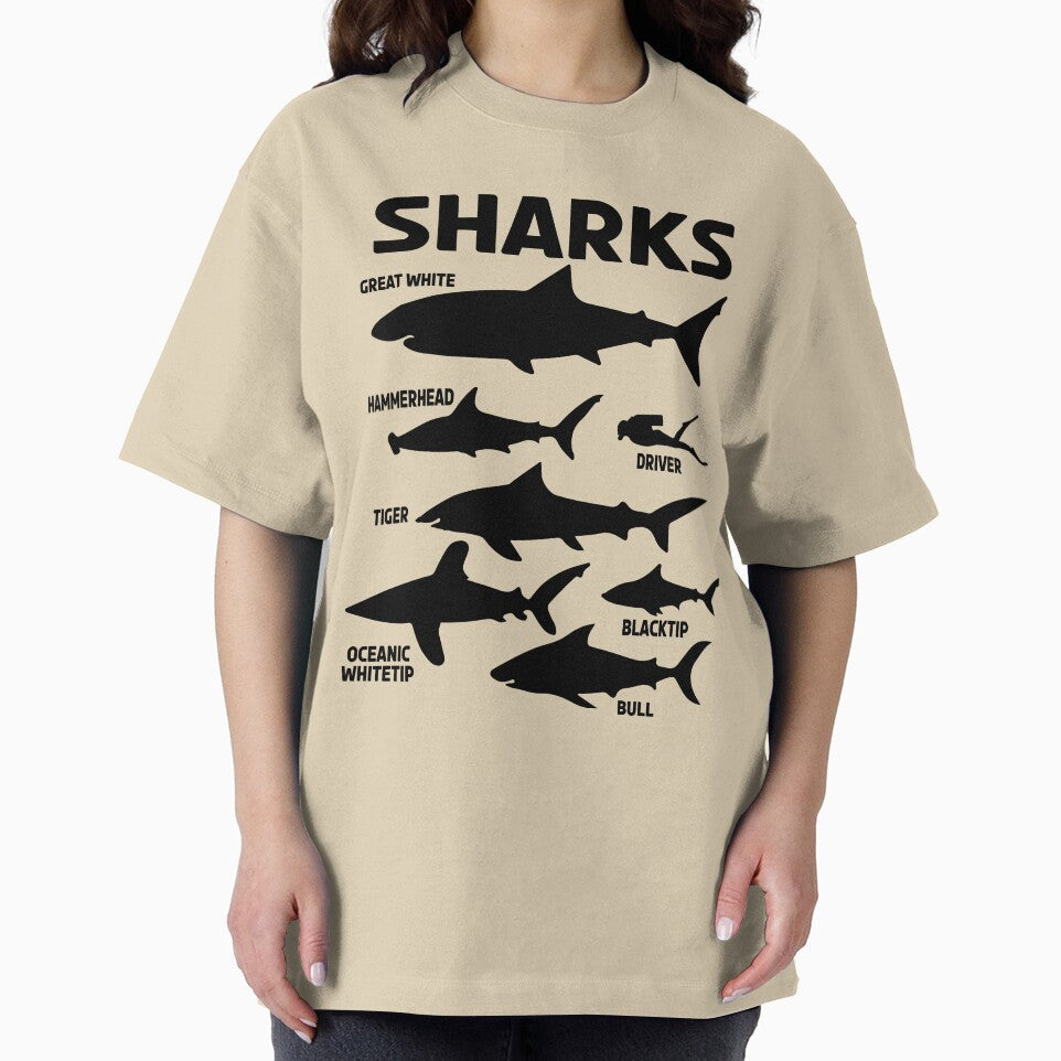 Shark Lengths Sizes Types Species Ocean Fish Lover Gift by TheAplus