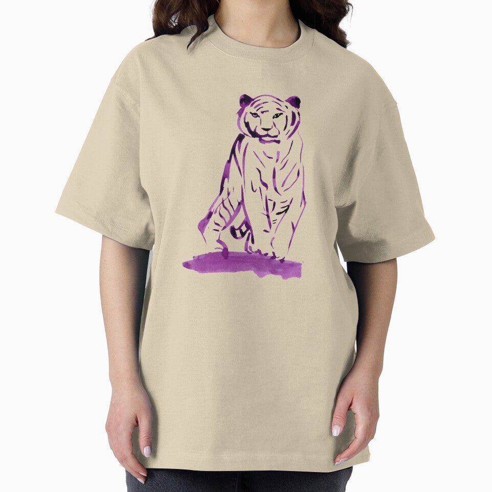Approaching Tiger - Purple by Niina  Niskanen