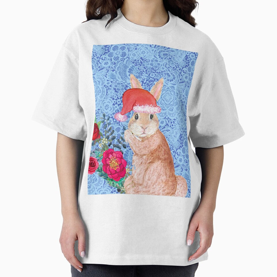 Rabbit santa  Christmas card by MagentaRose