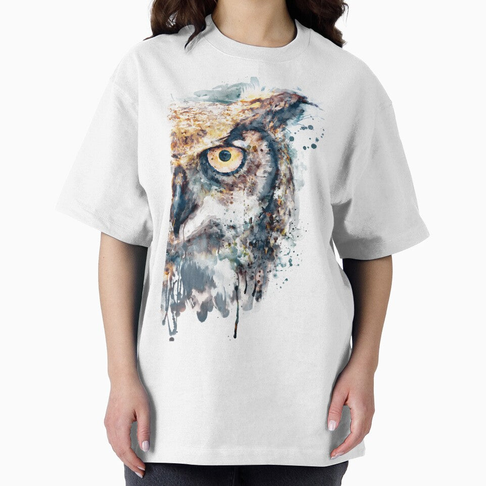 Half‑Face Owl Gaze by caracatita75