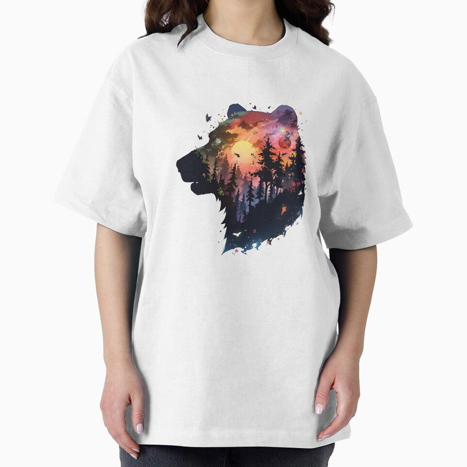 bear head negative space by skateras