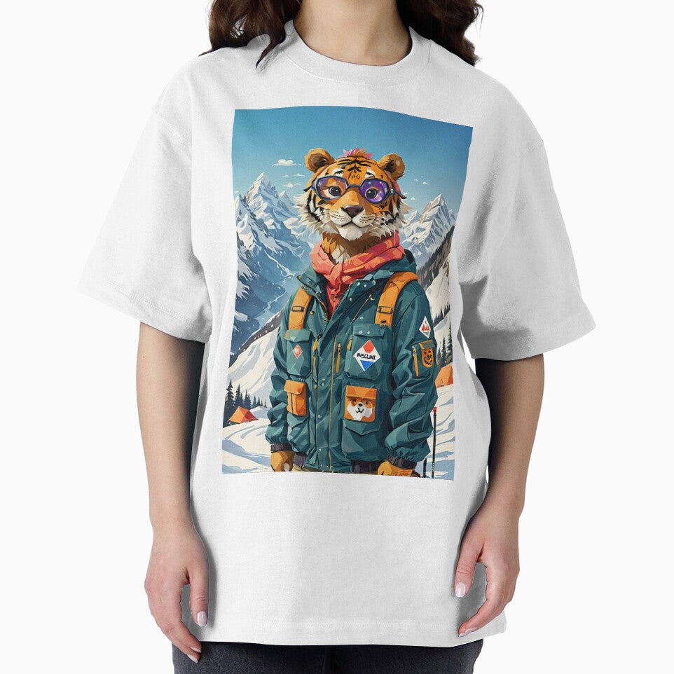 Tiger looking for Snow Hiking by MeraStyle