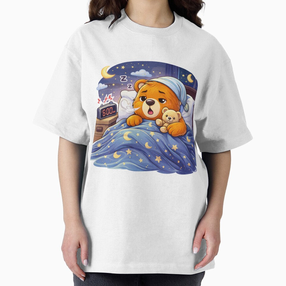 Cute Orange Bear Cartoon Illustration | Adorable Bear Sticker Design by RelateAndTee