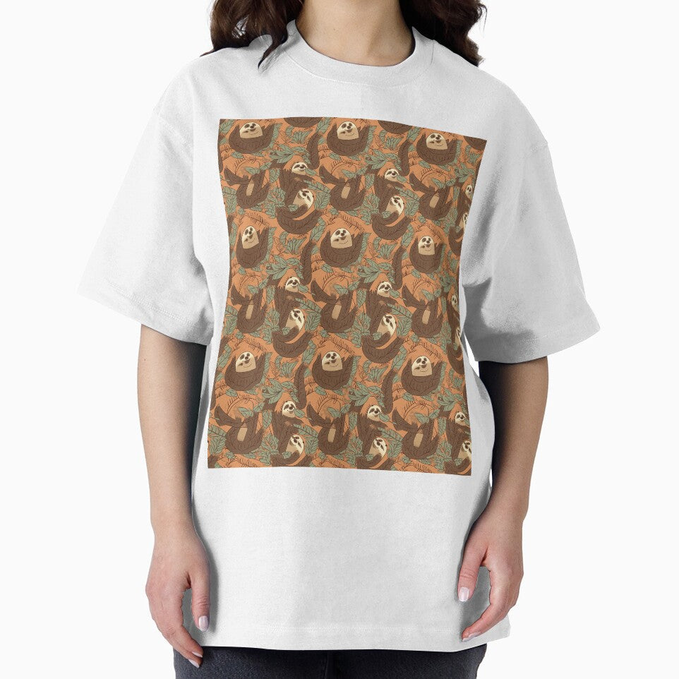 Retro Art Deco Sloth Pattern | Vintage Design for Modern Trendsetters by Retro-ArtDeco