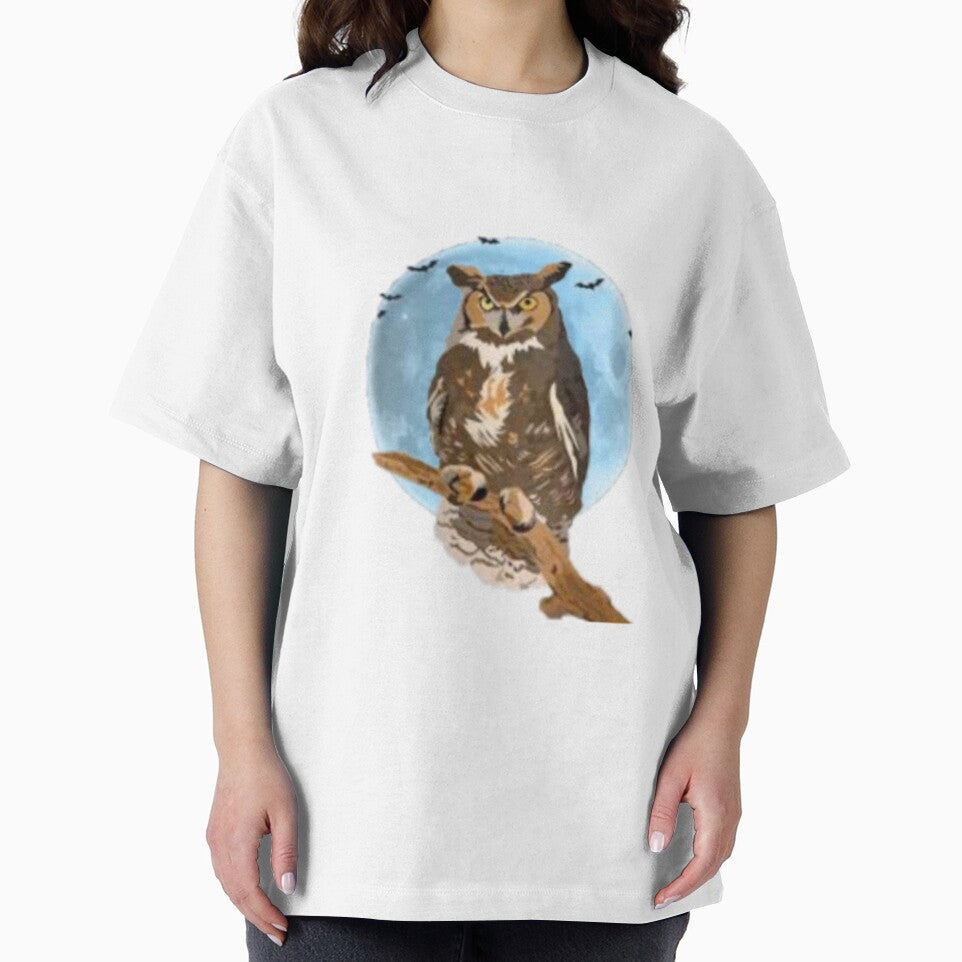 Owl and Moon by AllandEveryone