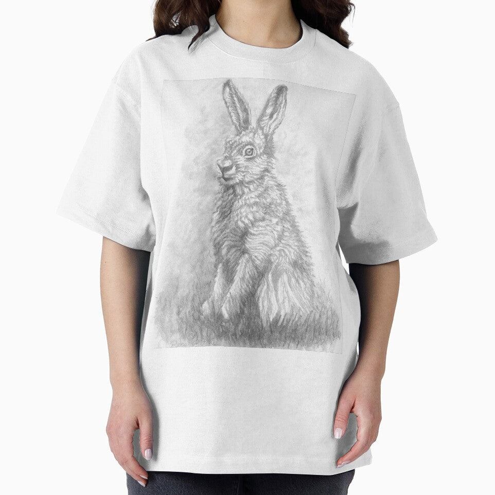 Proud looking rabbit pencil drawing! by Rose Ritchie