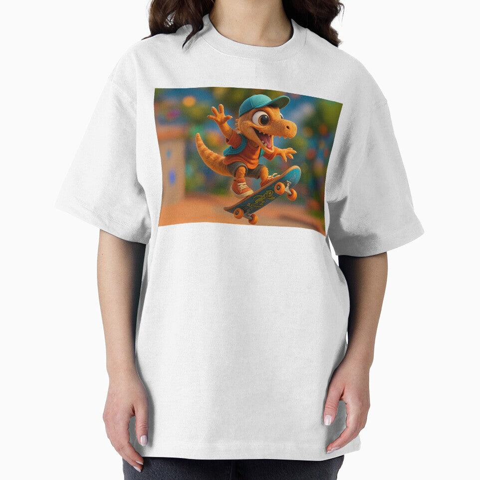 Skater Masiakasaurus Dinosaur by Sillytoe