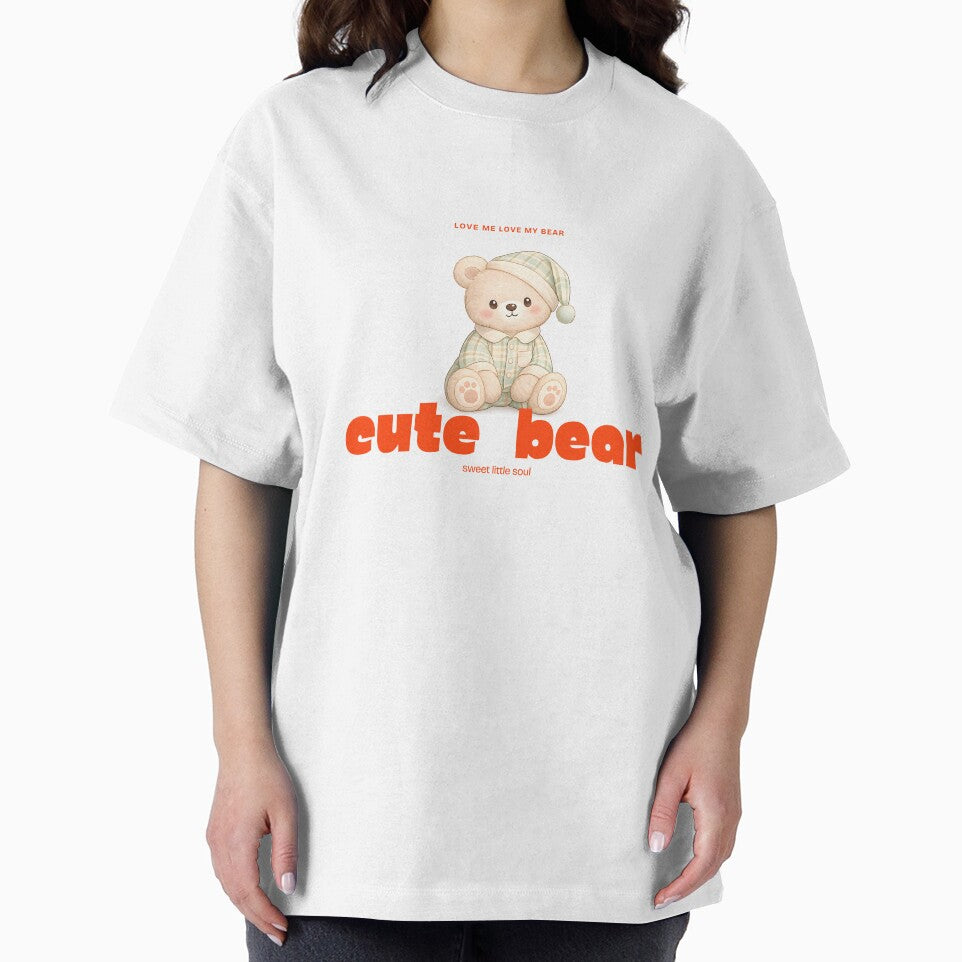 Cute Bear Typography  Love Me Love My Bear by ClamberryStudio