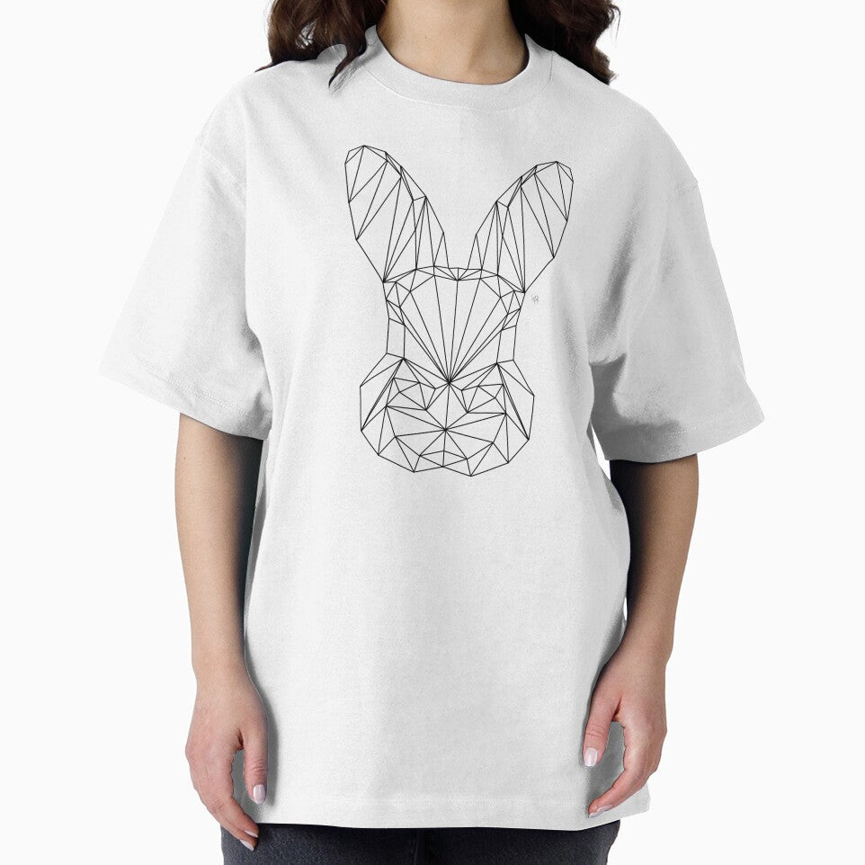 Geometric Rabbit Head - Customizable Design by YaraCreatyque