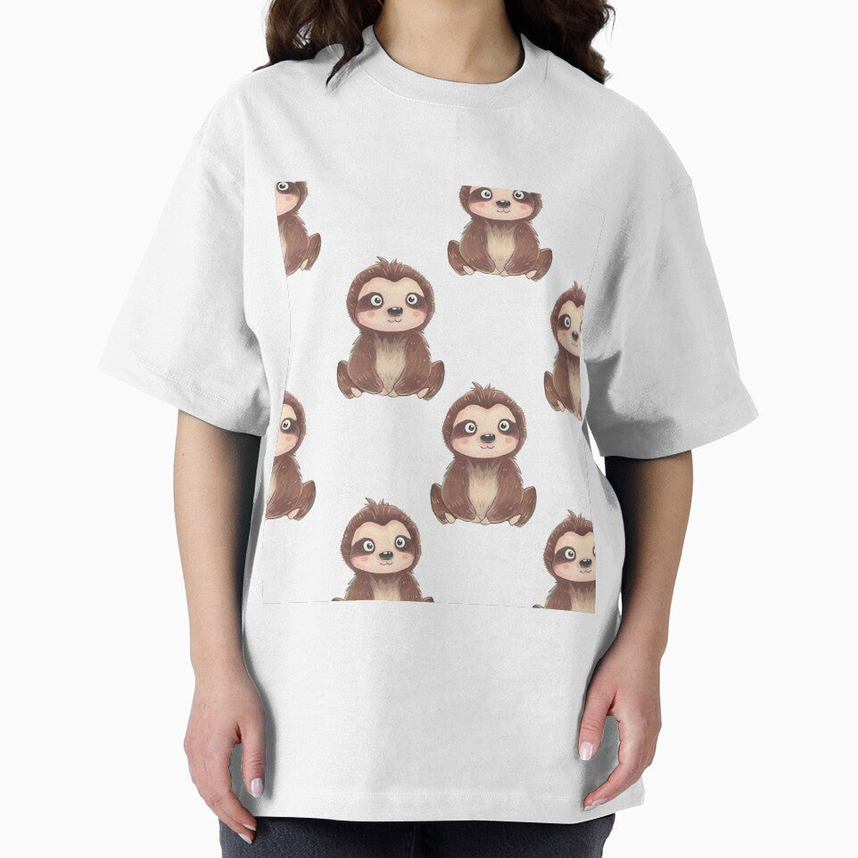Cute Sloth Drawing Pattern by Mnightsa