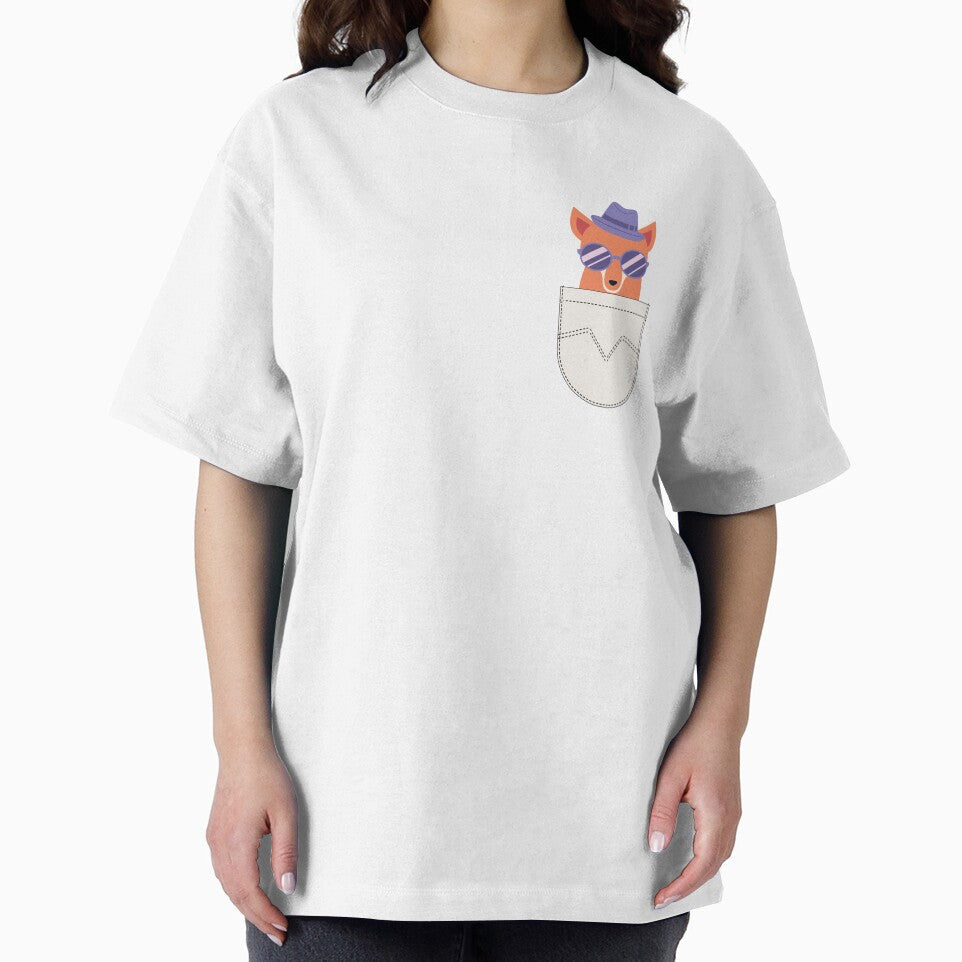 Pocket Fox Wearing Sunglasses Funny Fox Lover by ArtBySimon97