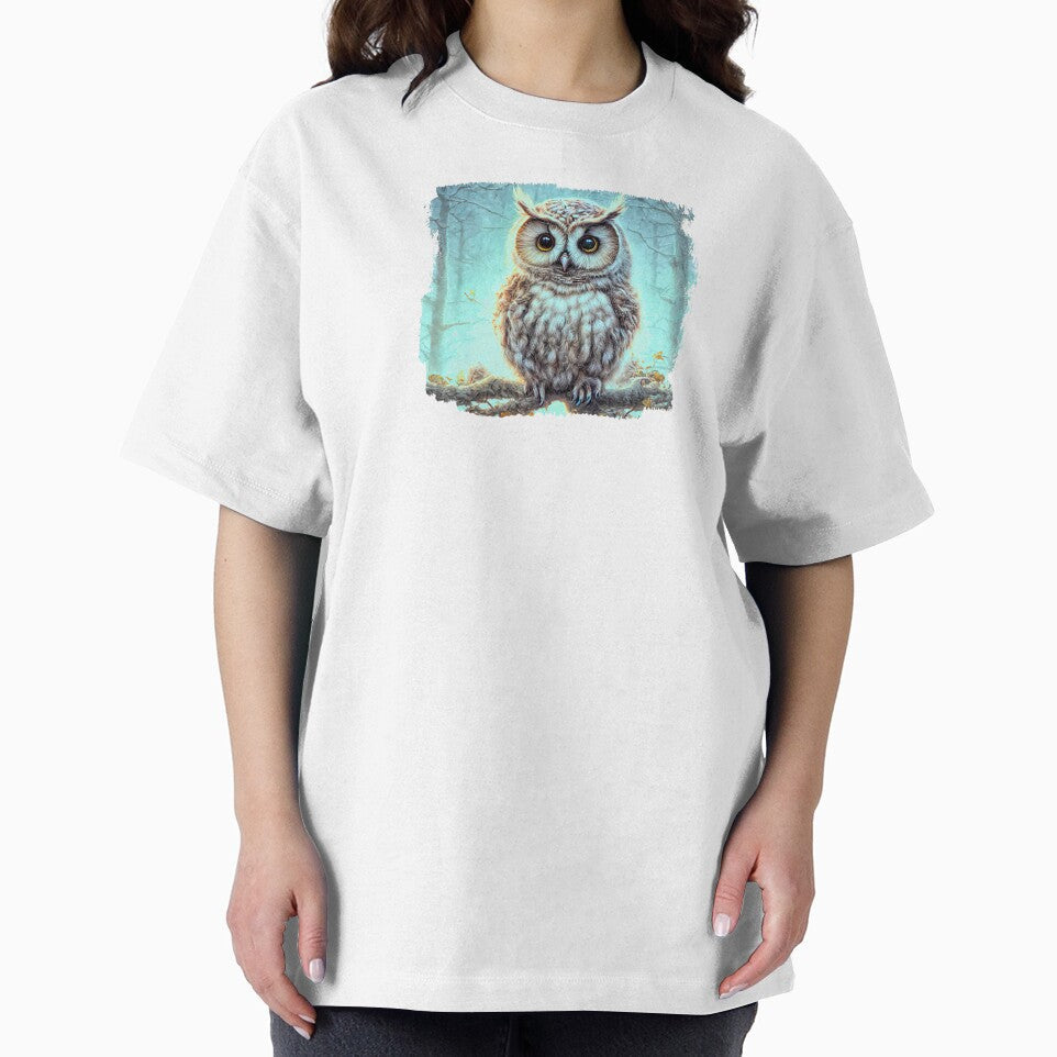 Cute Owl in the Forest by Elisabeth Lucas