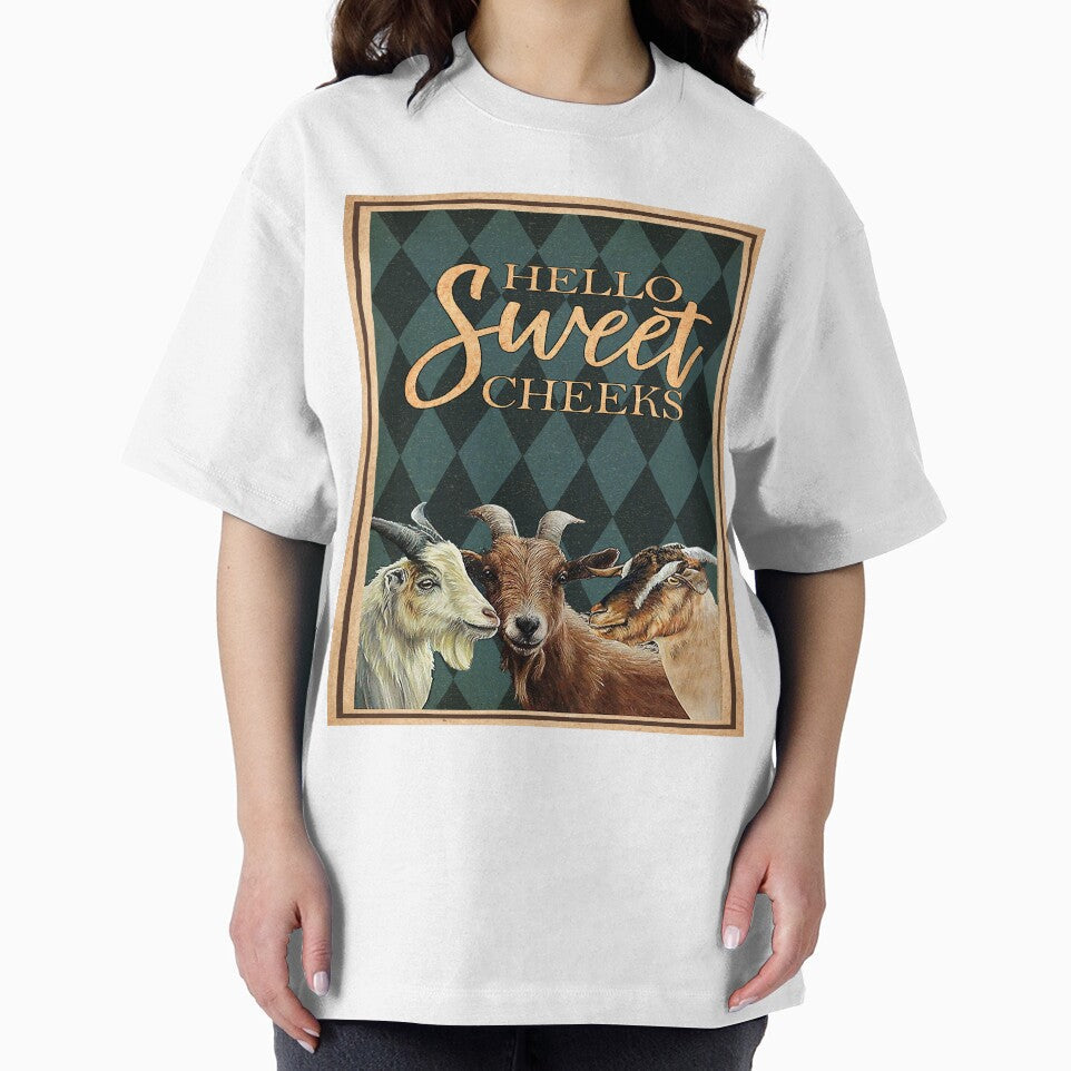Hello Sweet Cheeks Goat by JakeGoodwin