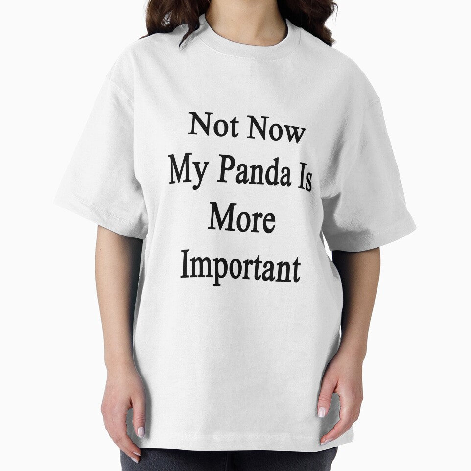 Not Now My Panda Is More Important by supernova23