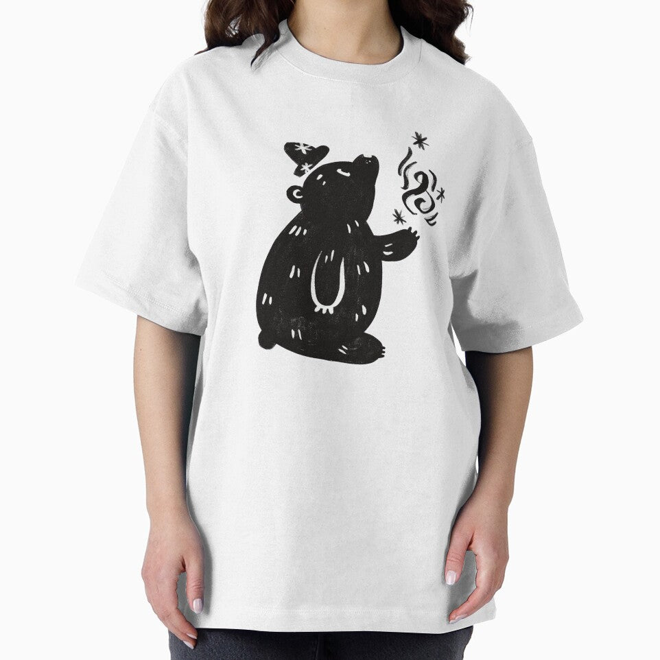 Scratchy Bear Wizard, Fantasy Familiar by Druid Soup