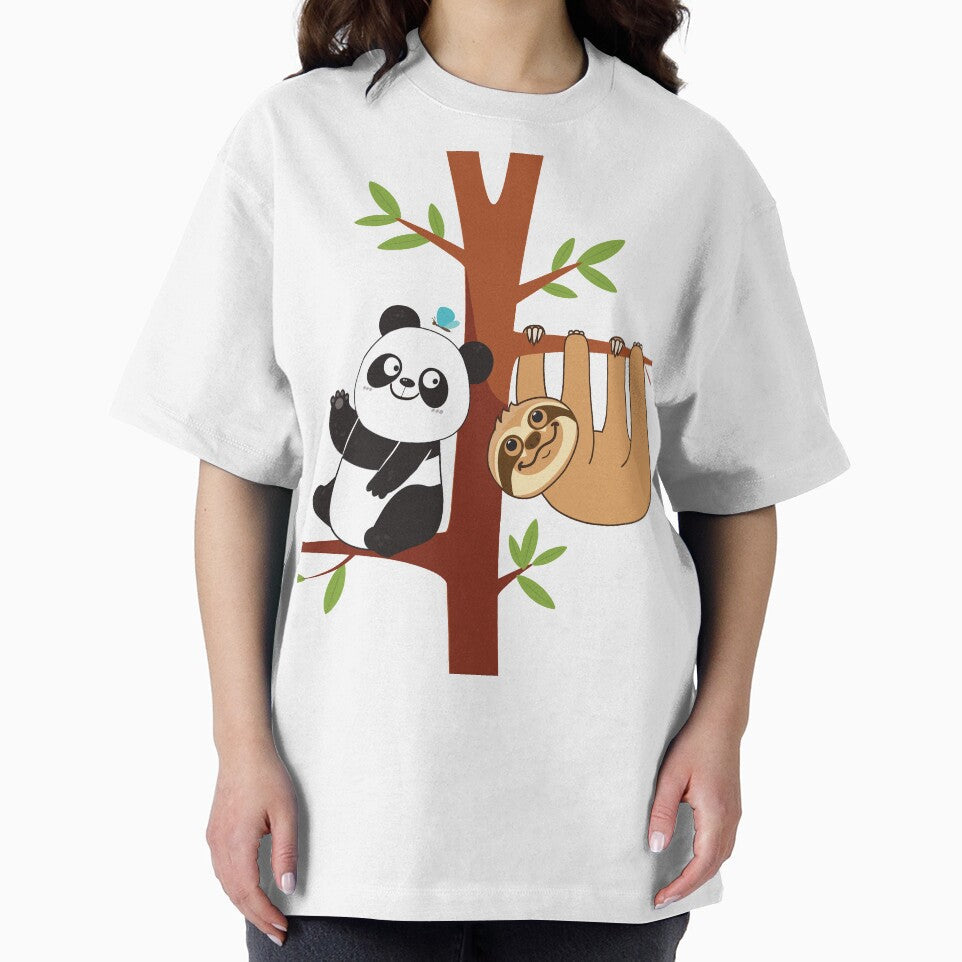 Cute Sloth Panda by plushism