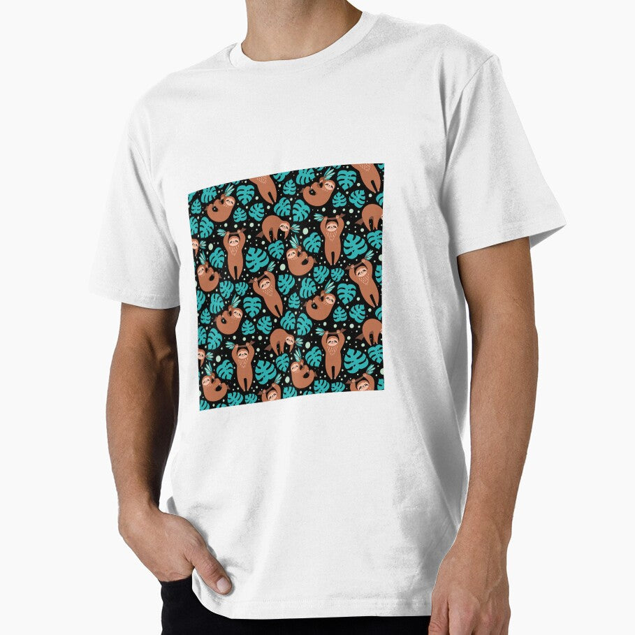 Sloth Tropical Pattern by ArtCreations79