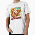 Too Tired Yet Adorable Sloth Sticker by JaksaDesignHub