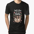 Cute Sloth For Girls Just A Girl Who Loves Sloths by FaithAbbott