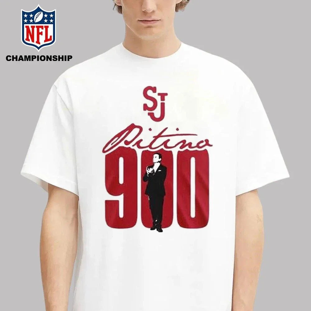 St. John’s Red Storm 2026 Rick Pitino 900th Shirt