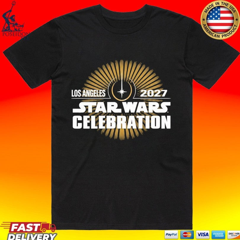 Star Wars Celebration Los Angeles Logo 2027 T-shirt