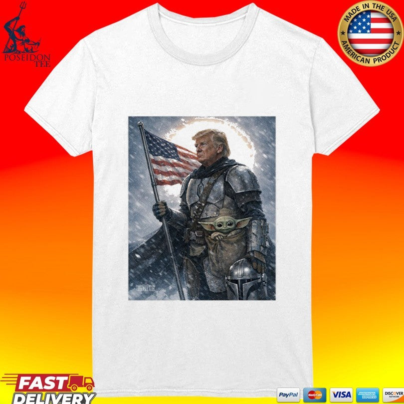 Star Wars Donald Trump This Is The Way Mandalorian Grogu T-shirt