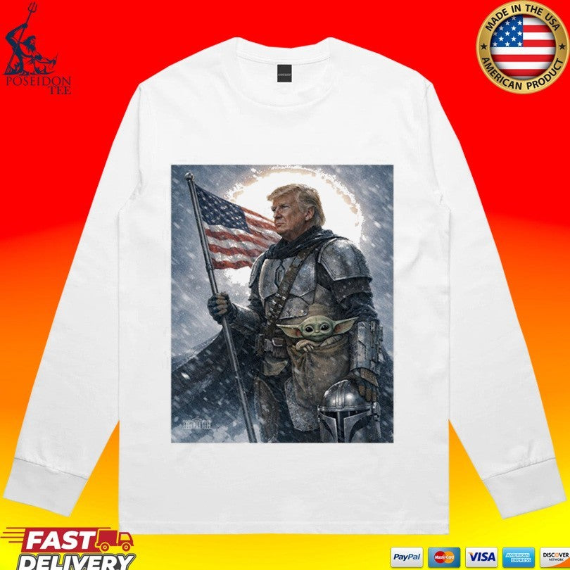 Star Wars Donald Trump This Is The Way Mandalorian Grogu T-shirt