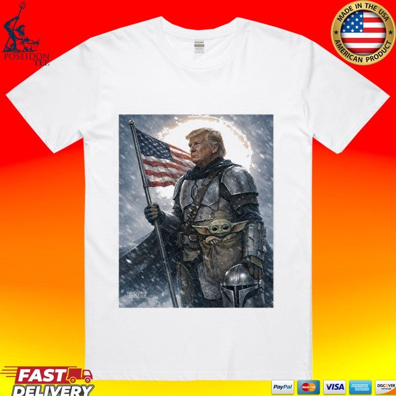Star Wars Donald Trump This Is The Way Mandalorian Grogu T-shirt