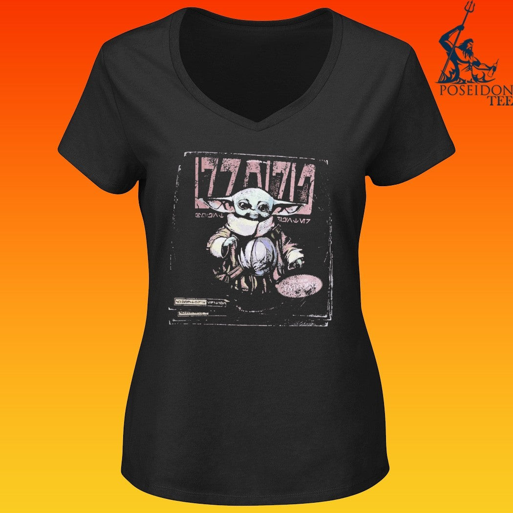 Star Wars Grogu Album Cover T-shirt